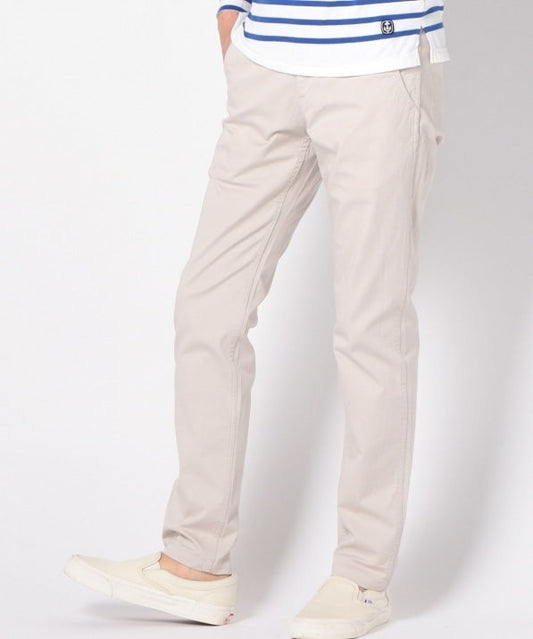 SHIPS: 17SS コンパクトストレッチ スリムテーパード チノパンツ