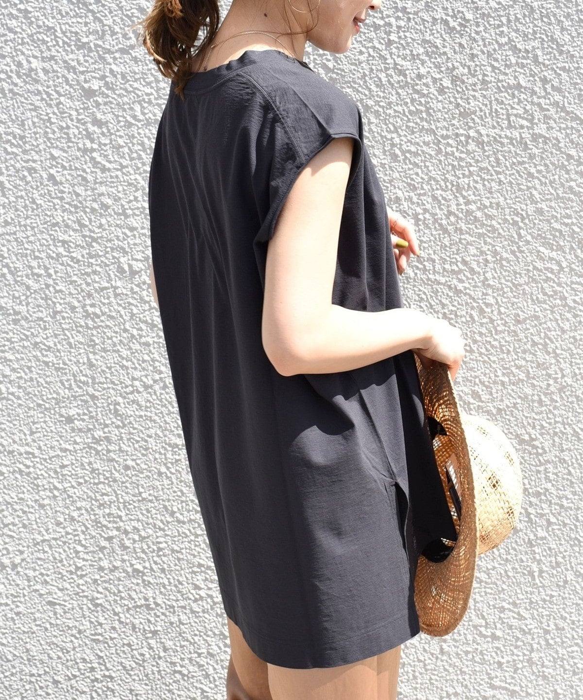 【WEB限定】クールタッチノースリーブビッグTEE