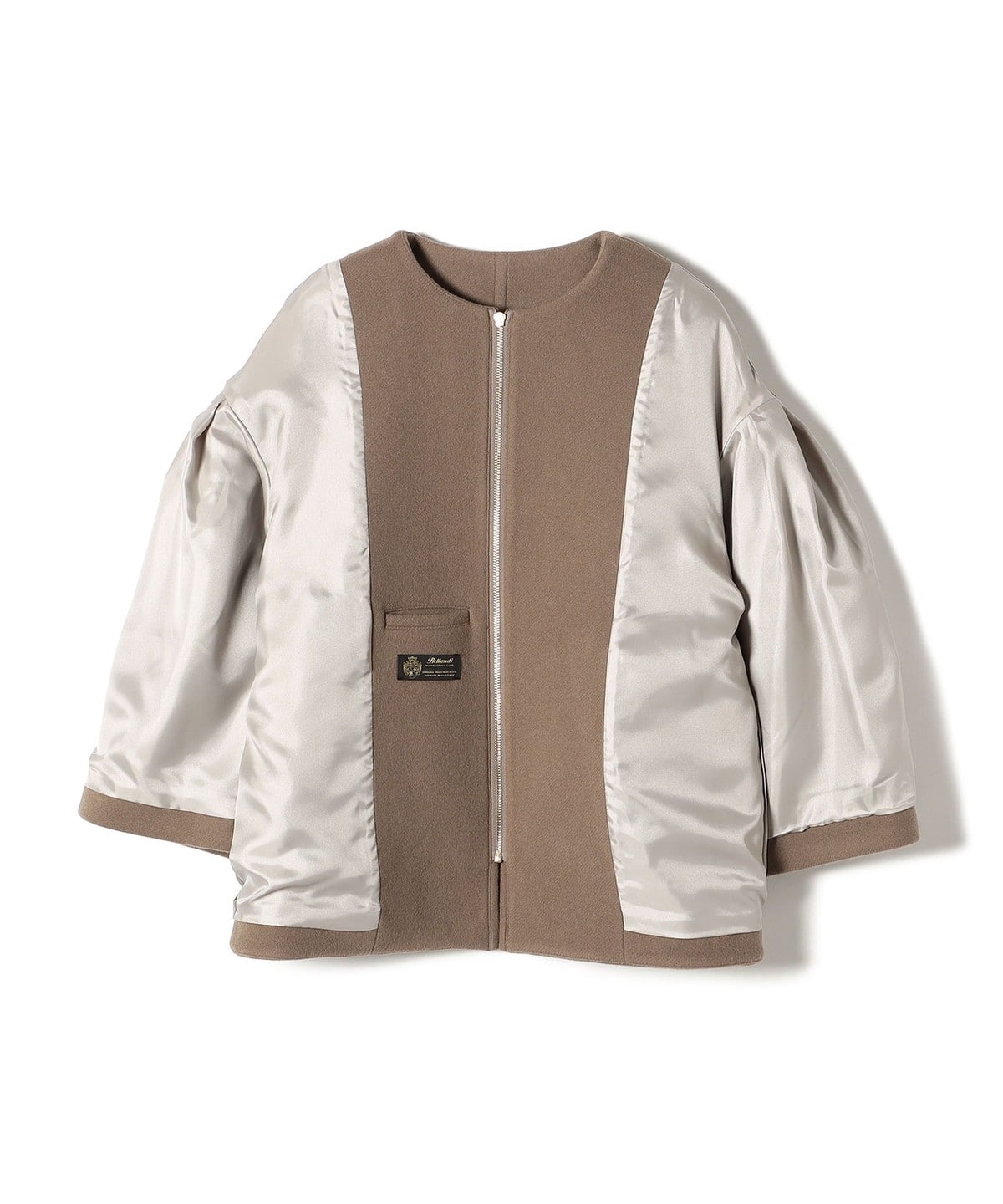 Bellandi SUPER130 コクーン ショート コート