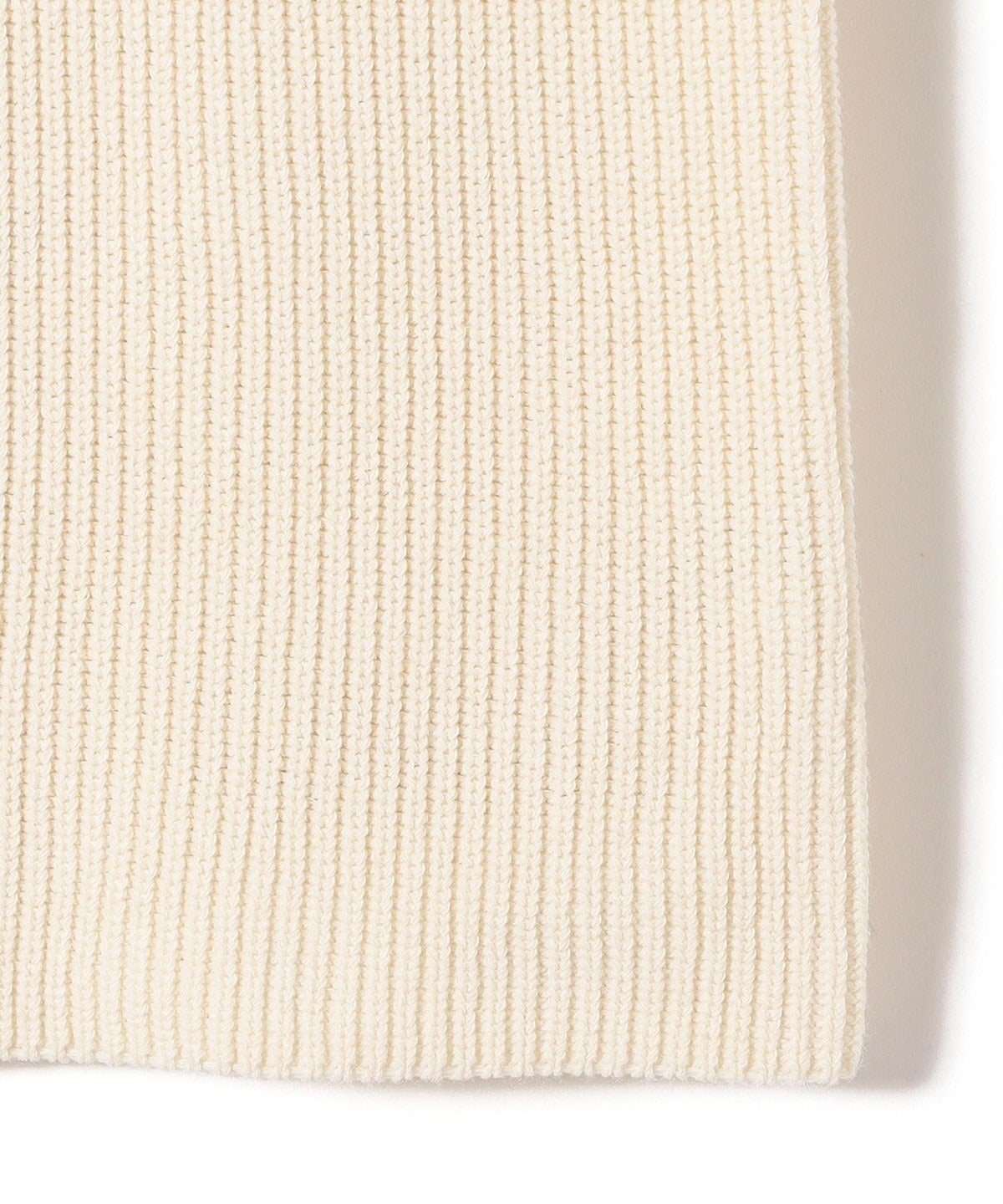 〈手洗い可能〉片畦編み ハーフ ジップ ワンピース