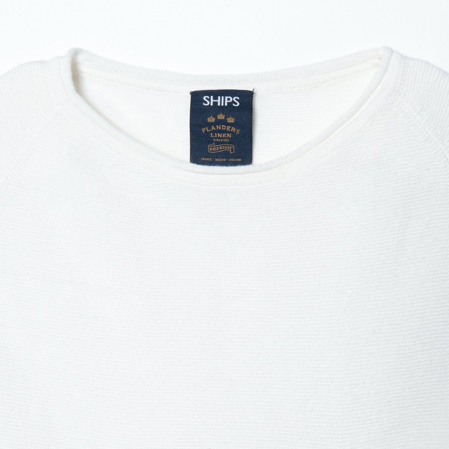 SHIPS:9G ROLL NECK KNIT TEE