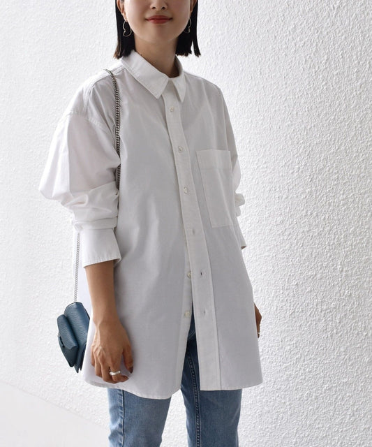 〈洗濯機可能〉オックス オーバー シャツ