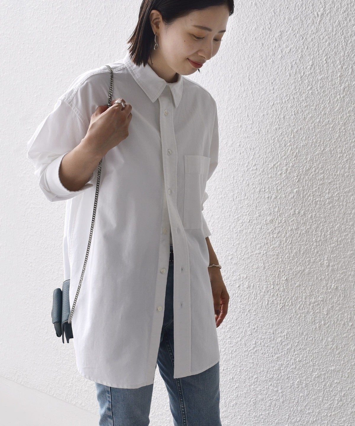 〈洗濯機可能〉オックス オーバー シャツ