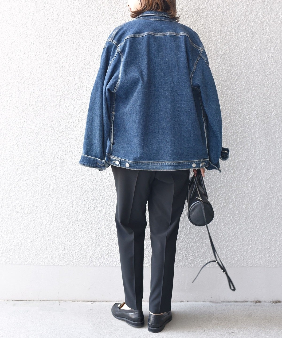 〈手洗い可能〉ストレッチテーパードパンツ