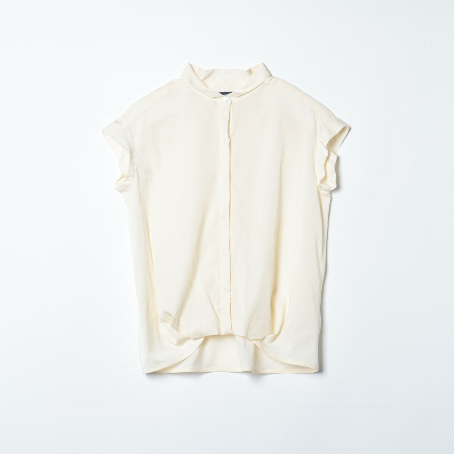 SHIPS:TENCEL TUCK S/S BL