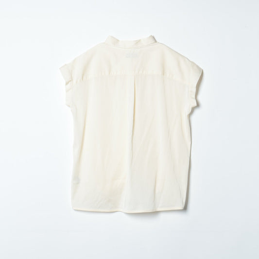 SHIPS:TENCEL TUCK S/S BL