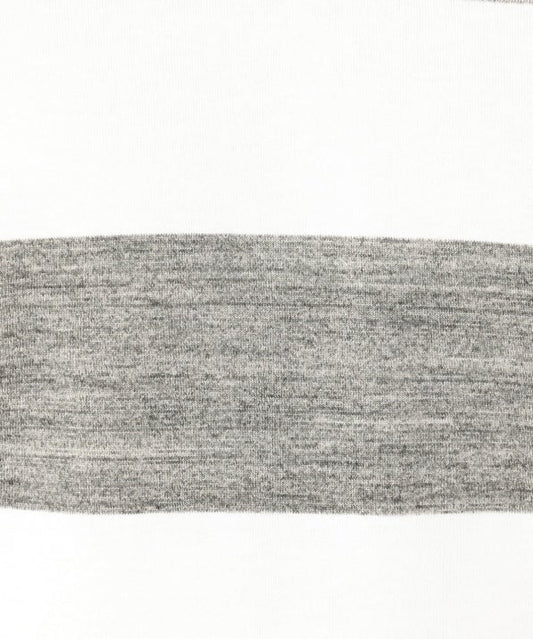 SHIPS: MADE IN JAPAN マルチ ワイドボーダー Vネック Tシャツ