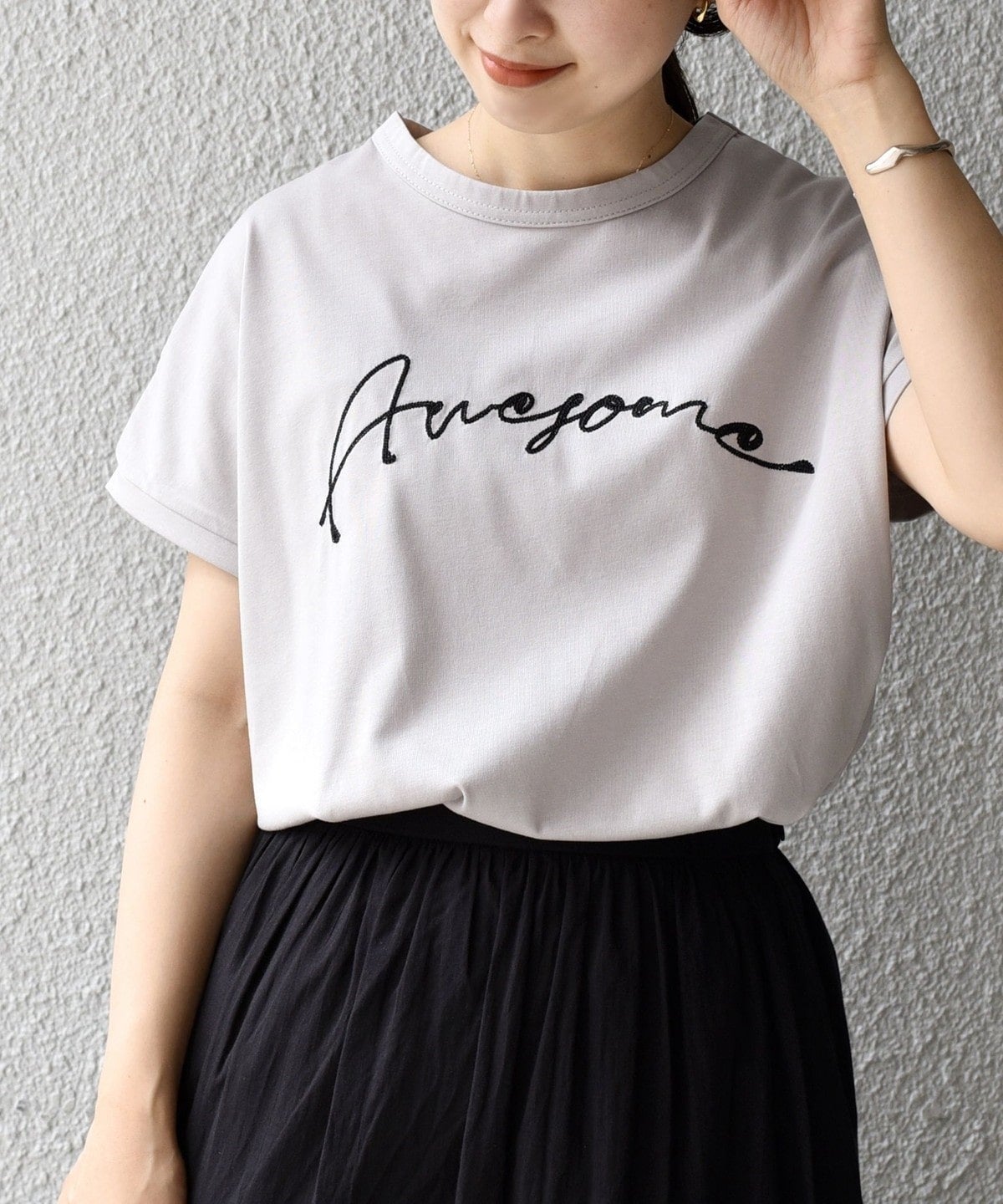 チェーン エンブロイダリー TEE