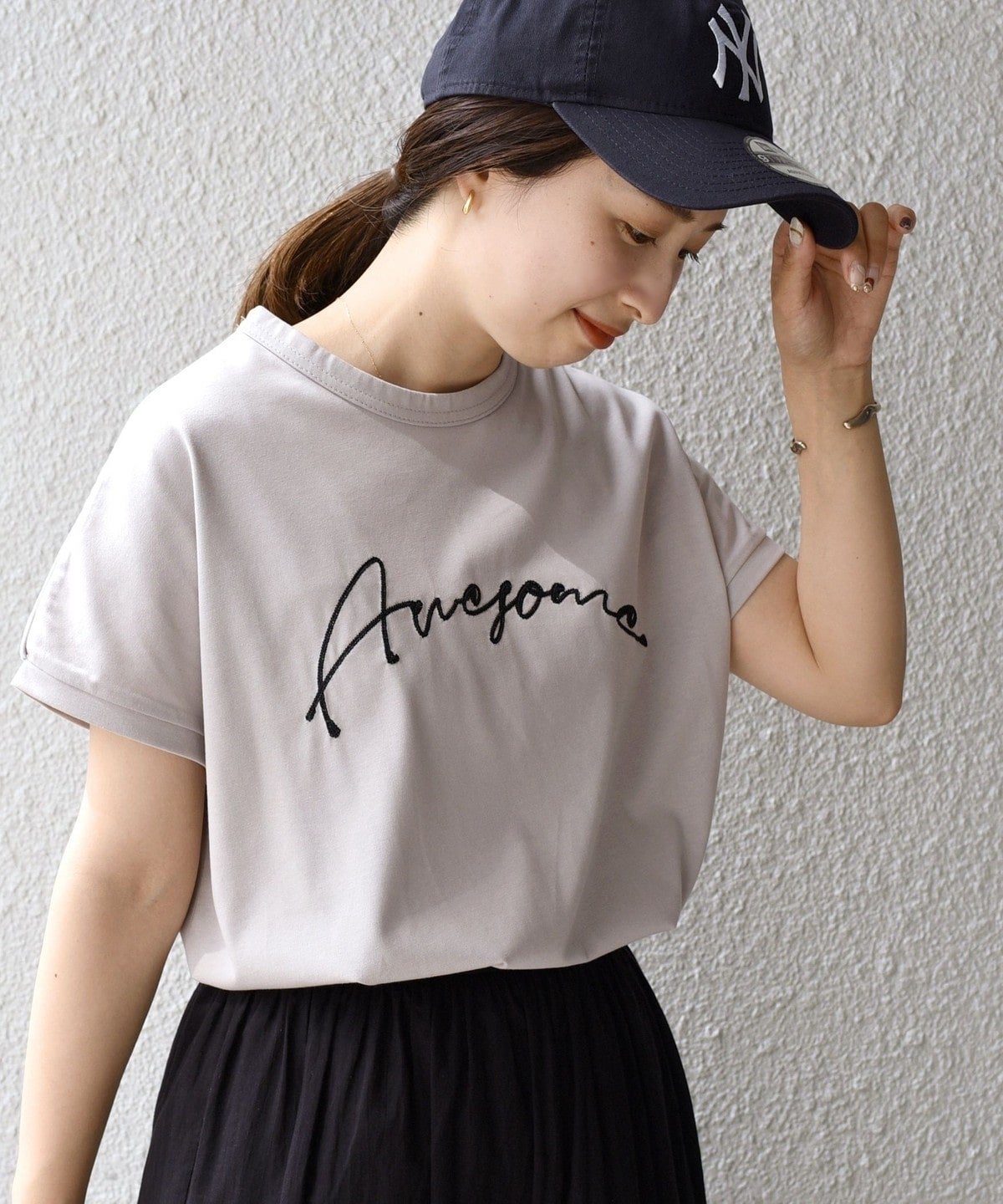 チェーン エンブロイダリー TEE