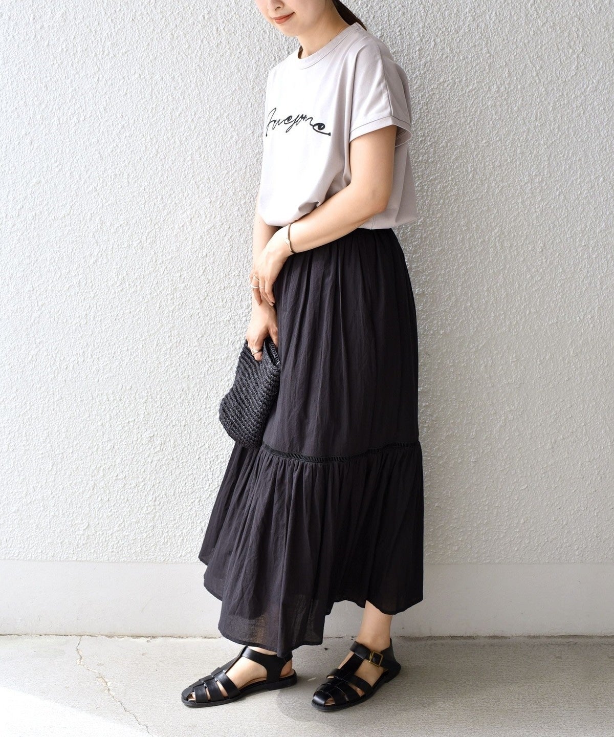 チェーン エンブロイダリー TEE