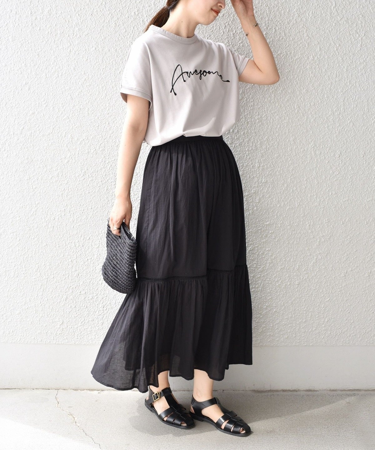 チェーン エンブロイダリー TEE