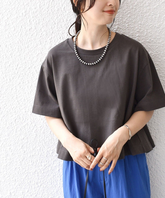 Texloop RCOT バック ドレープ TEE