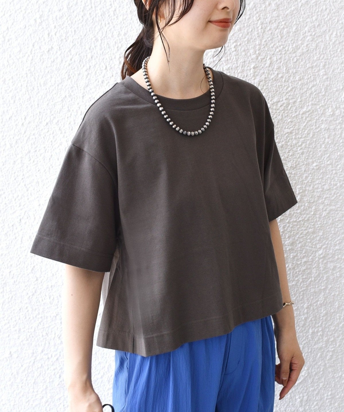 Texloop RCOT バック ドレープ TEE