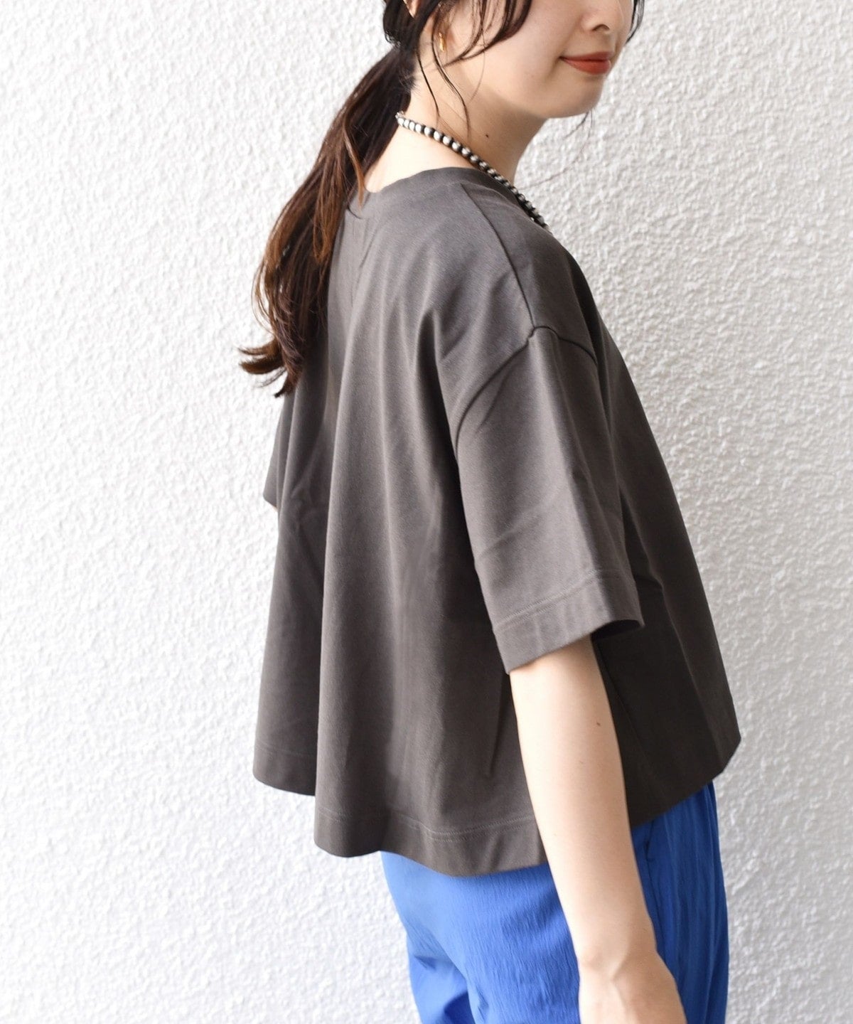 Texloop RCOT バック ドレープ TEE