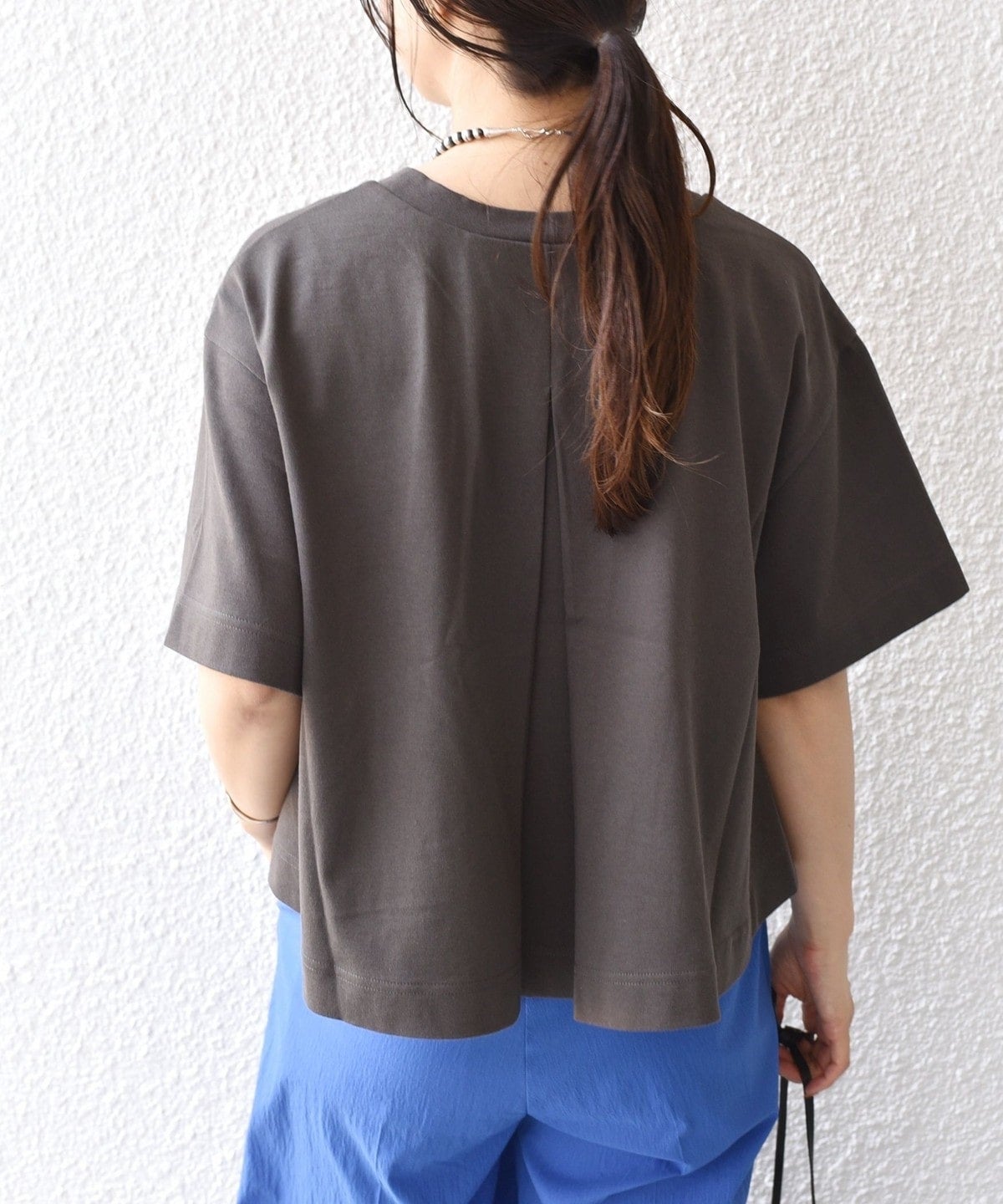Texloop RCOT バック ドレープ TEE