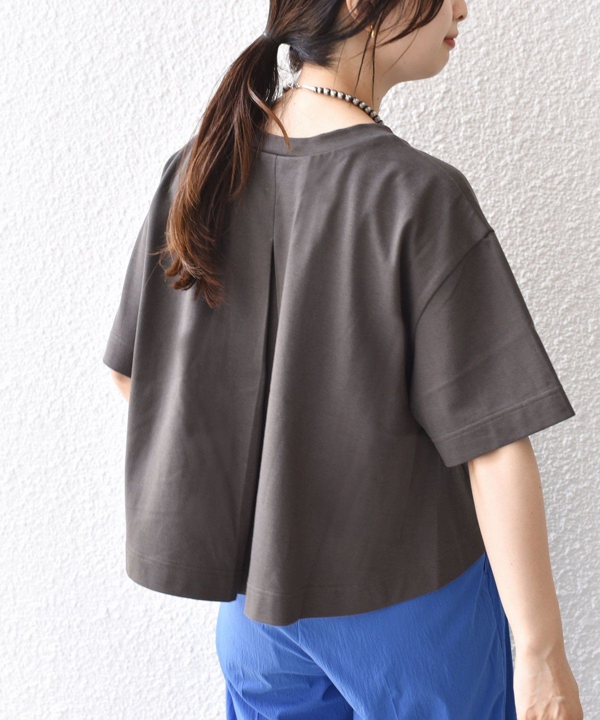 Texloop RCOT バック ドレープ TEE