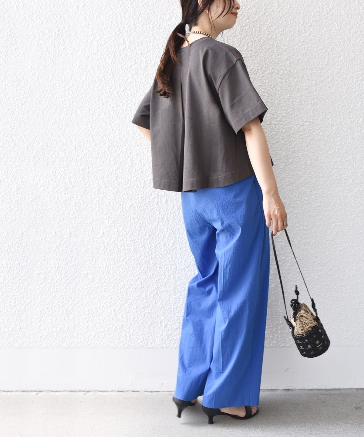 Texloop RCOT バック ドレープ TEE