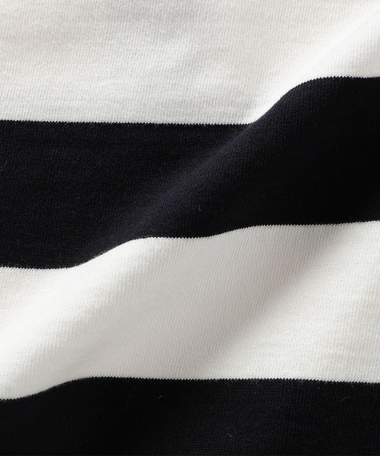 【SHIPS別注】SPORT CLAD:〈洗濯機可能〉ボーダー ショート ラガー シャツ