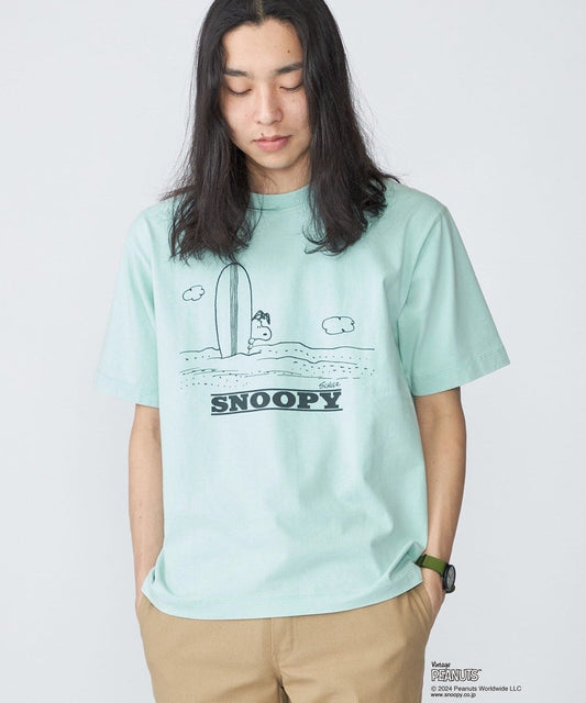 SHIPS: VINTAGE PEANUTS スヌーピー プリント Tシャツ 24SS