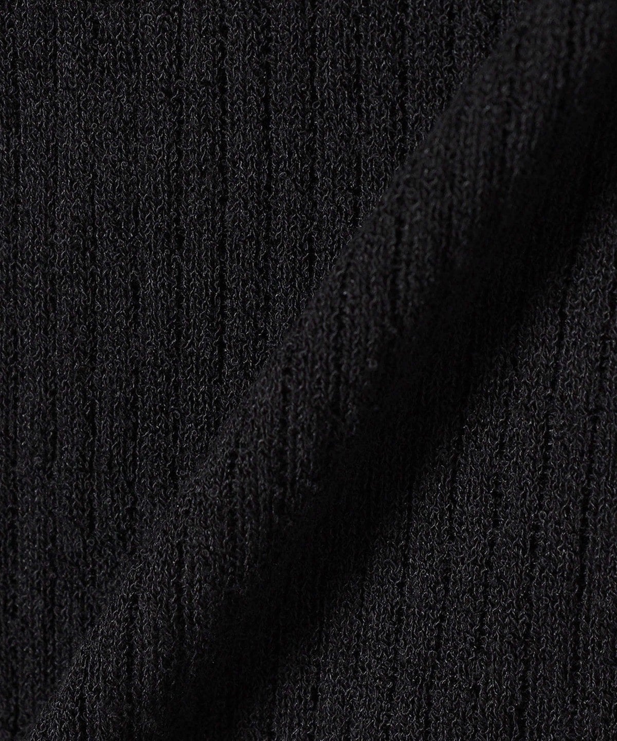 〈手洗い可能〉コットン ナイロン リブ ニット TEE