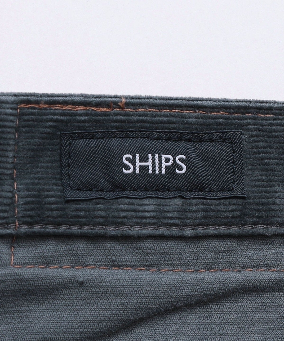 SHIPS: KAKEGAWA コーデュロイ 5ポケット スリム パンツ