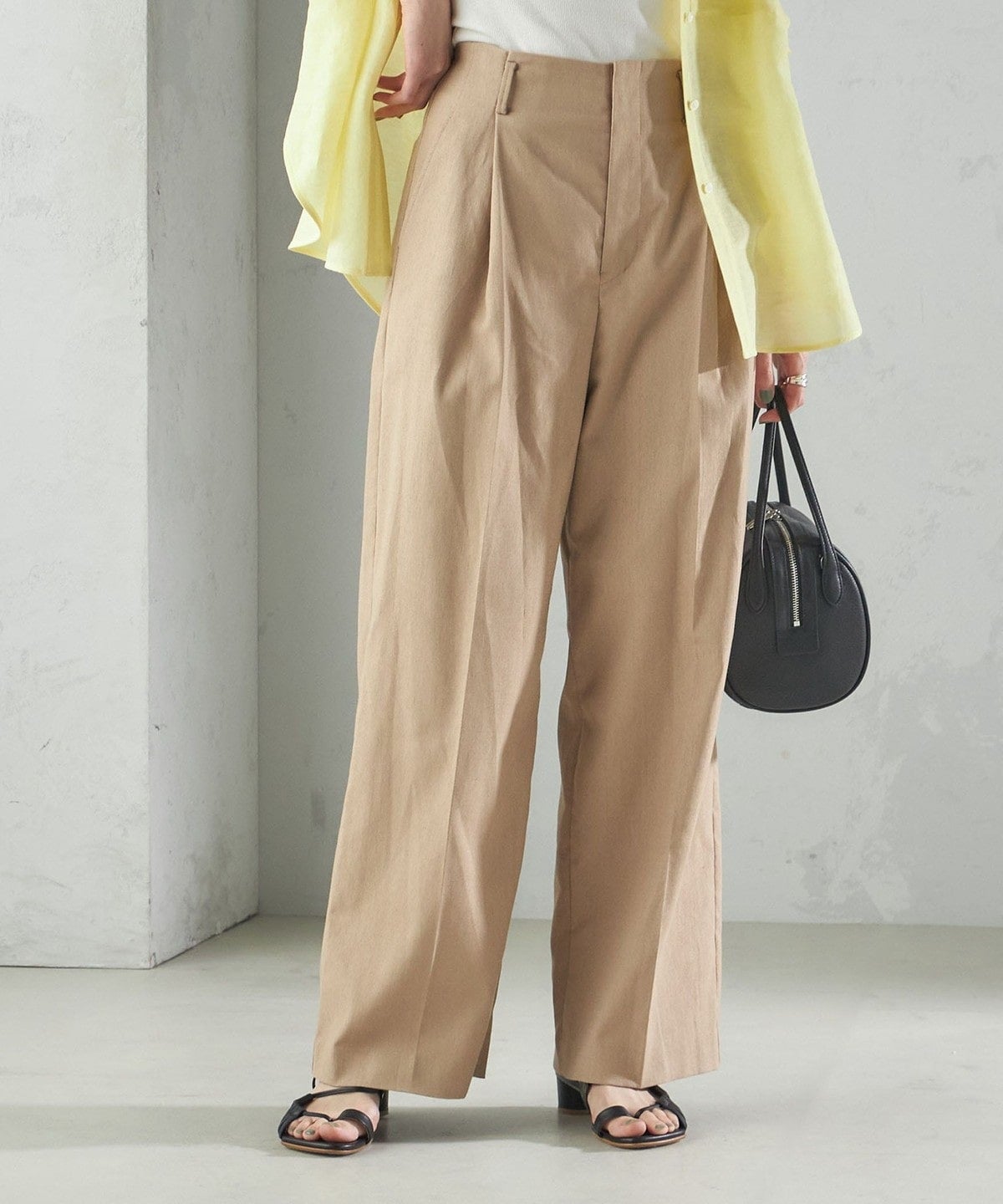〈手洗い可能 〉ドライオックス フロント タック ストレート パンツ 25SS