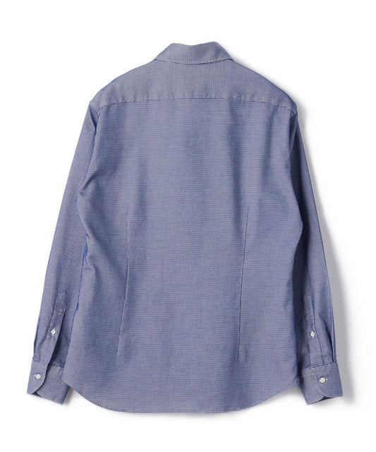 SD: ウォッシュド ソリッド ワッフル シャツ(ネイビー)