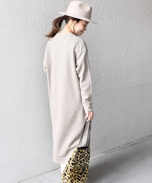 リブシャギーワンピース