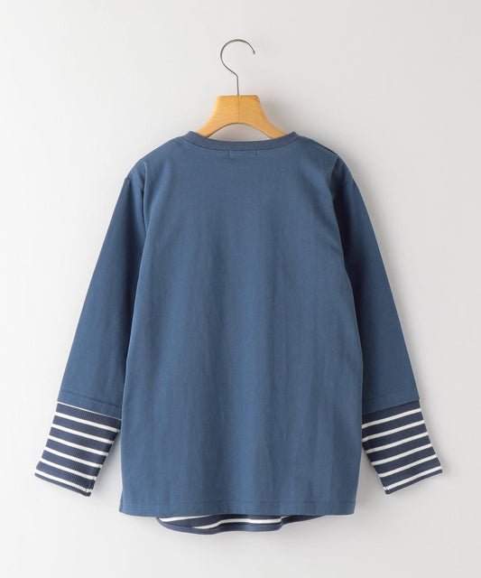SHIPS KIDS:レイヤード セット カットソー(145〜160cm)