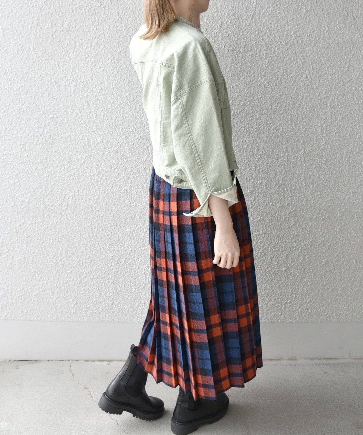 【SHIPS any別注】CIMARRON JEANS:〈ウォッシャブル〉ノーカラー デニム ジャケット