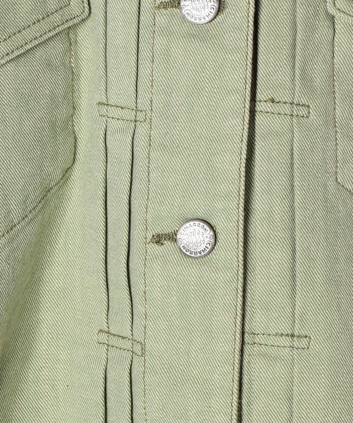 【SHIPS any別注】CIMARRON JEANS:〈ウォッシャブル〉ノーカラー デニム ジャケット