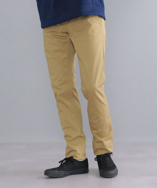 SHIPS:〈抗菌加工〉japan quality カラー テーパード スリム チノパンツ