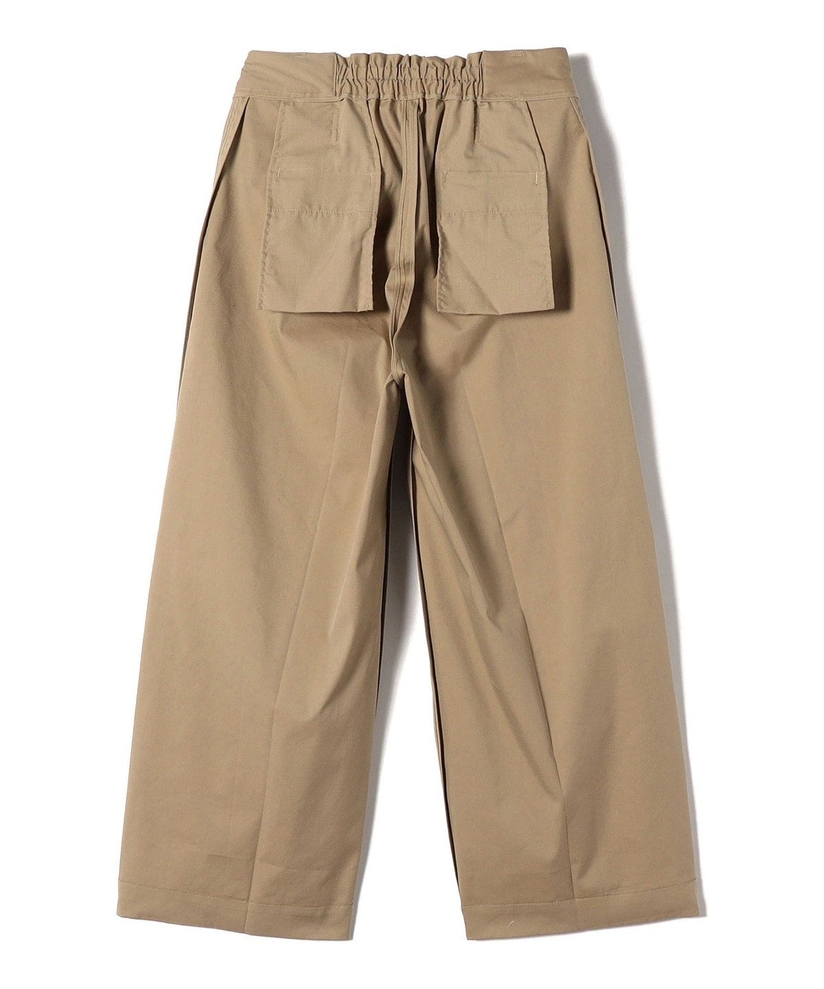 SHIPS Primary Navy Label:〈洗濯機可能〉ワンタック ワイド チノパン