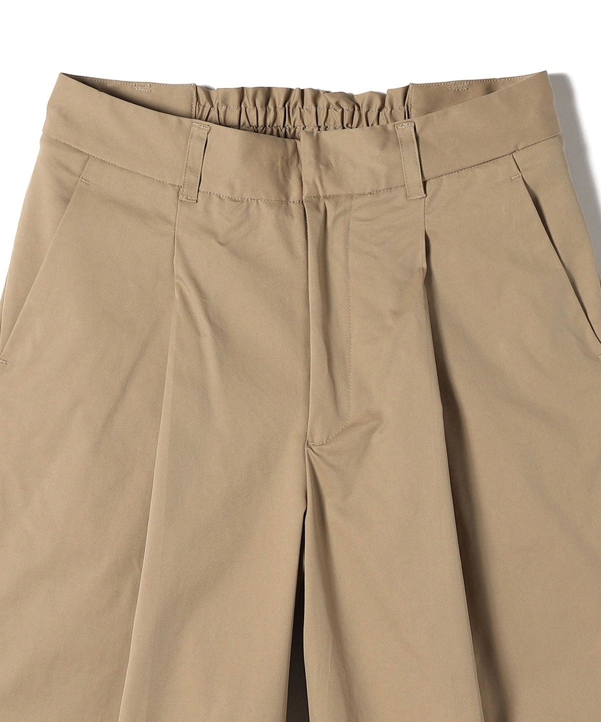 SHIPS Primary Navy Label:〈洗濯機可能〉ワンタック ワイド チノパン