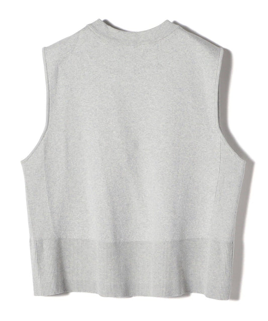 〈手洗い可能〉ジャカード ロゴ ニット ベスト 24SS