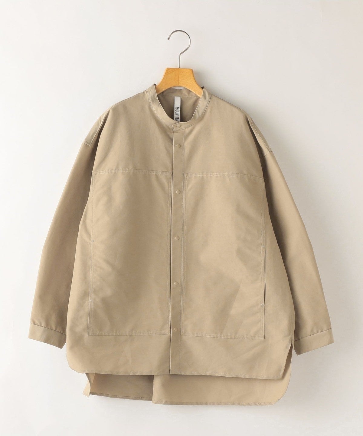 【卒入学式】MOUN TEN. ベージュシャツ　ブラックパンツ　セット売り140 セール】【UNIIT/ユニット】高密度ポリツイル 刺繍シャツ