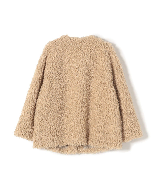 Primary NavyLabel:カルガンフェイクファーノーカラーブルゾン