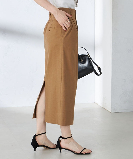 〈手洗い可能 / UVカット〉ドライ オックス タック タイト スカート