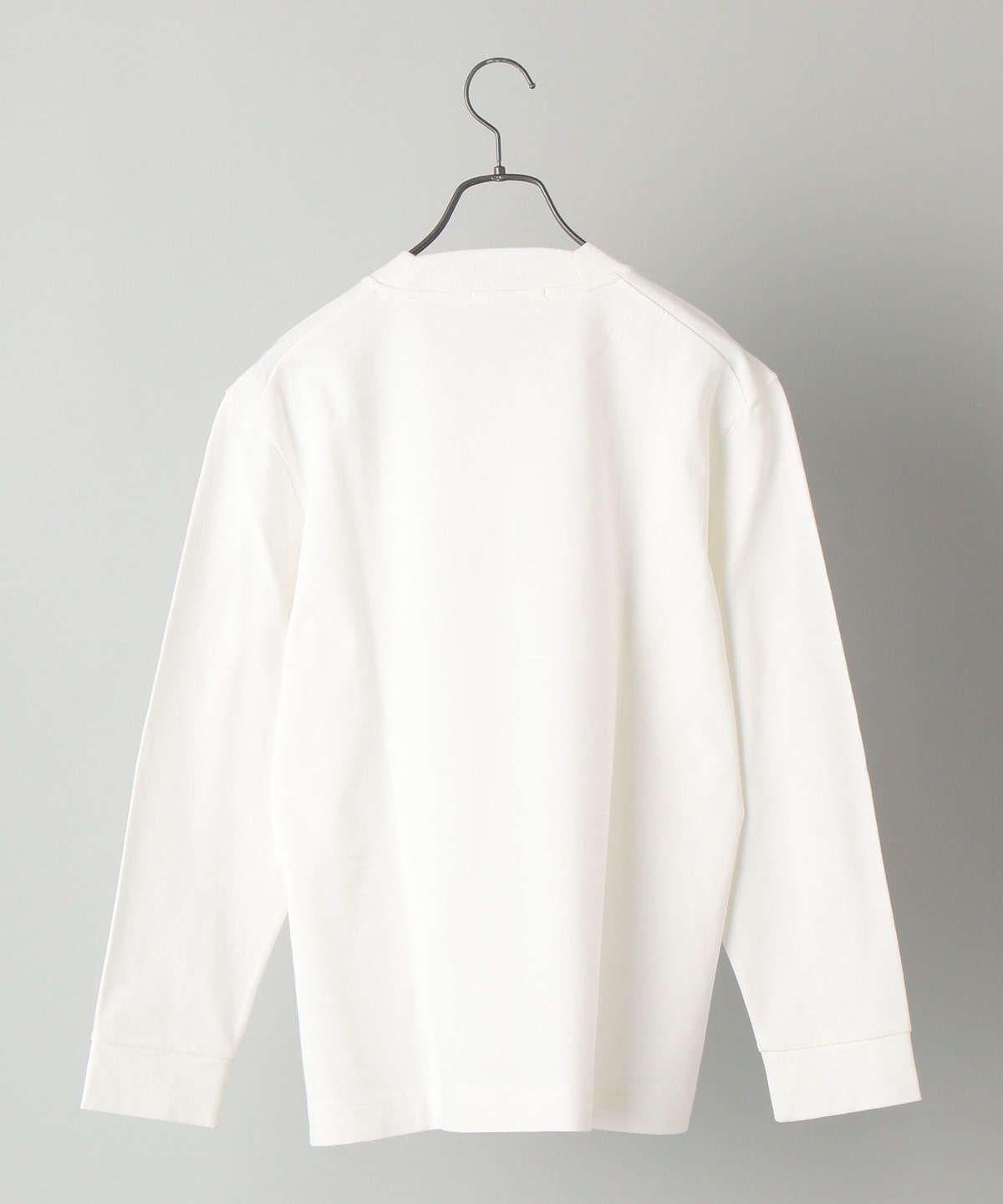 【WEB限定】SHIPS: 形態安定 防シワ加工 テレワーク ビズ Vネック Tシャツ (ロンT)