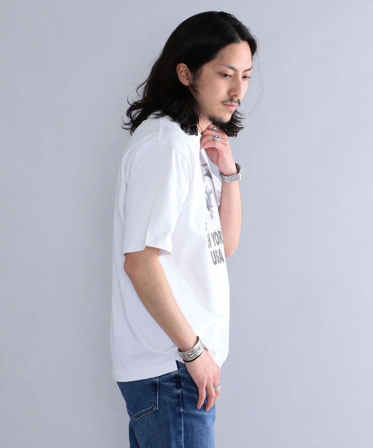 SHIPS: LIFE MAGAZINE フォトプリント Tシャツ