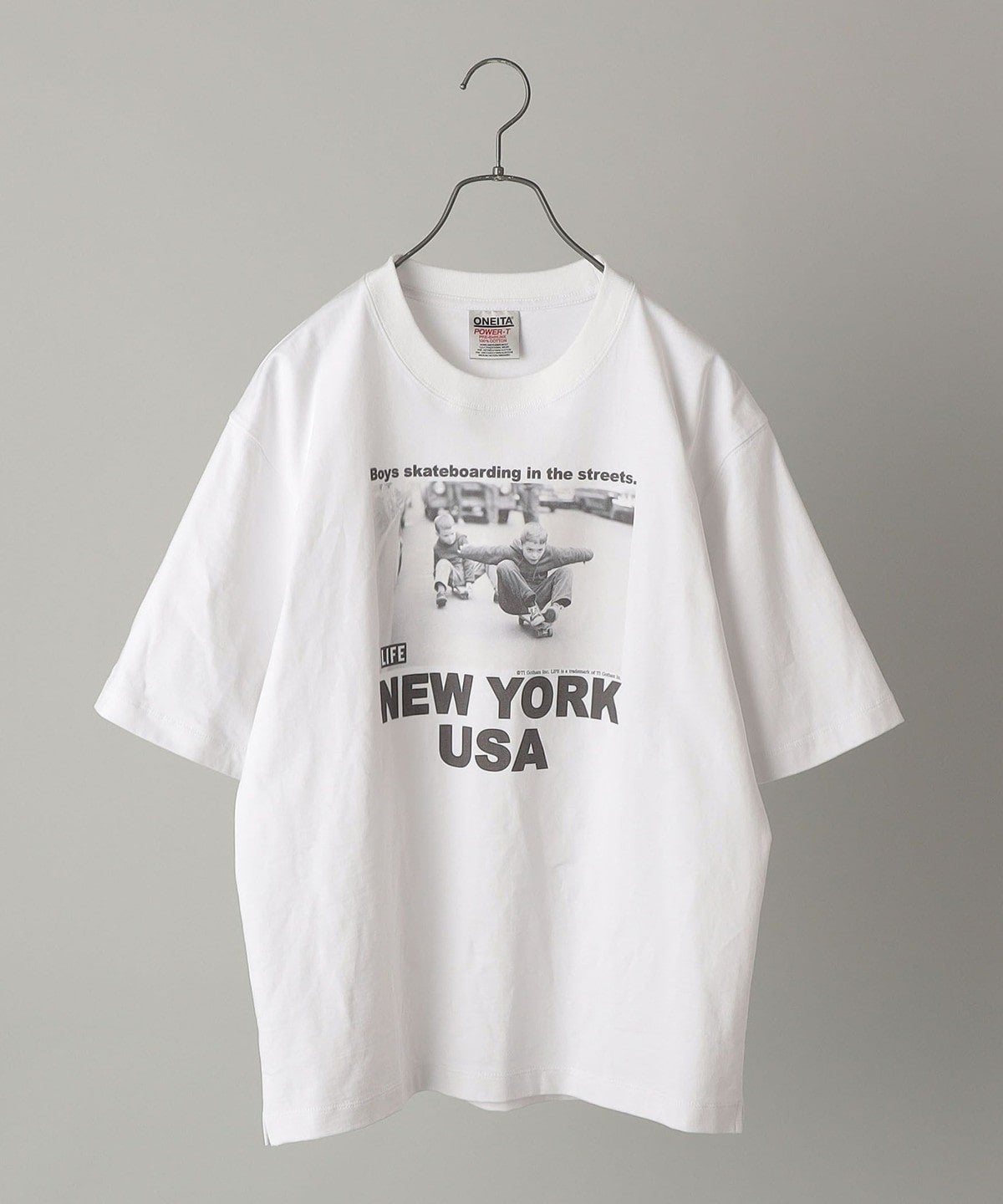 SHIPS: LIFE MAGAZINE フォトプリント Tシャツ