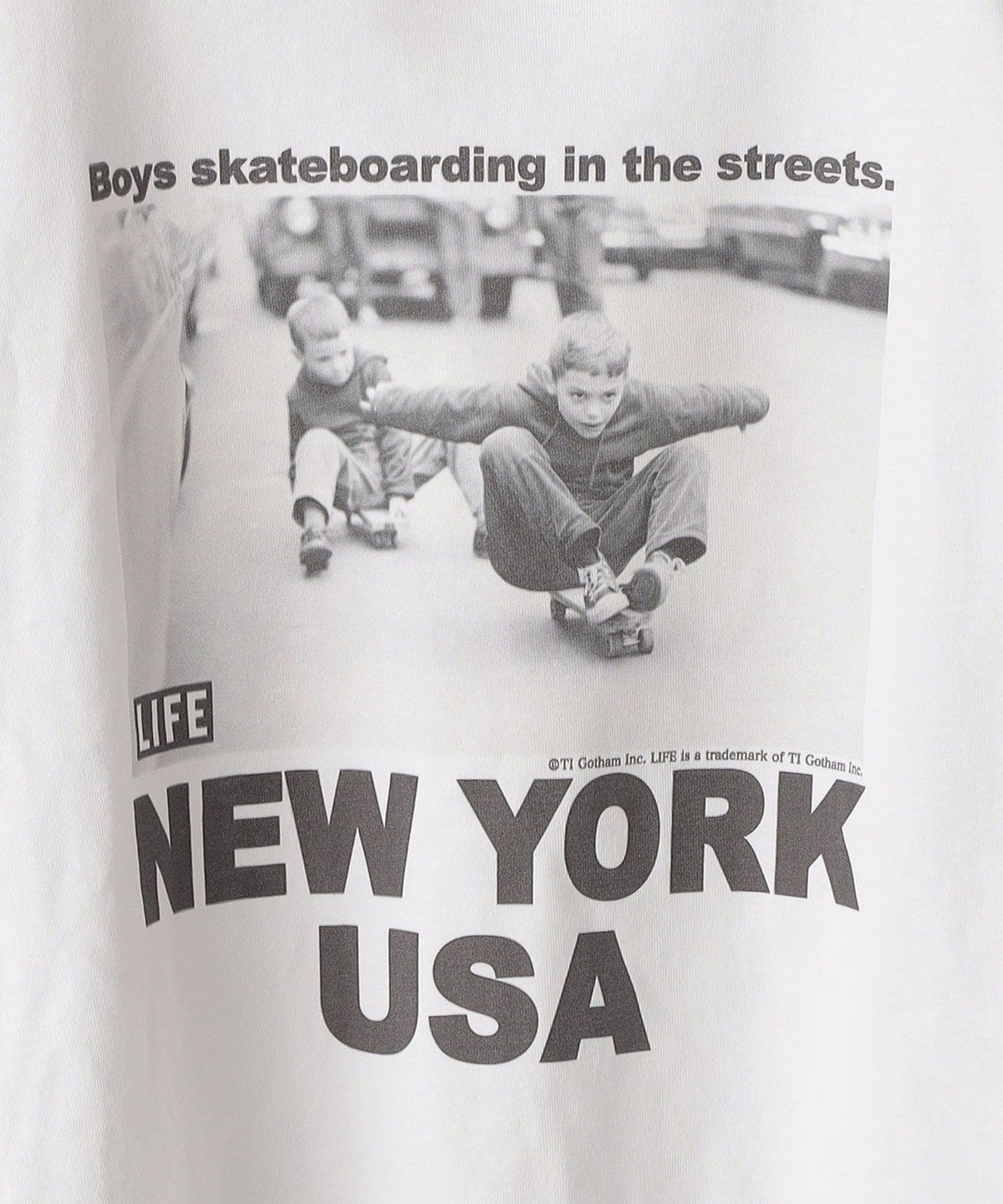 SHIPS: LIFE MAGAZINE フォトプリント Tシャツ