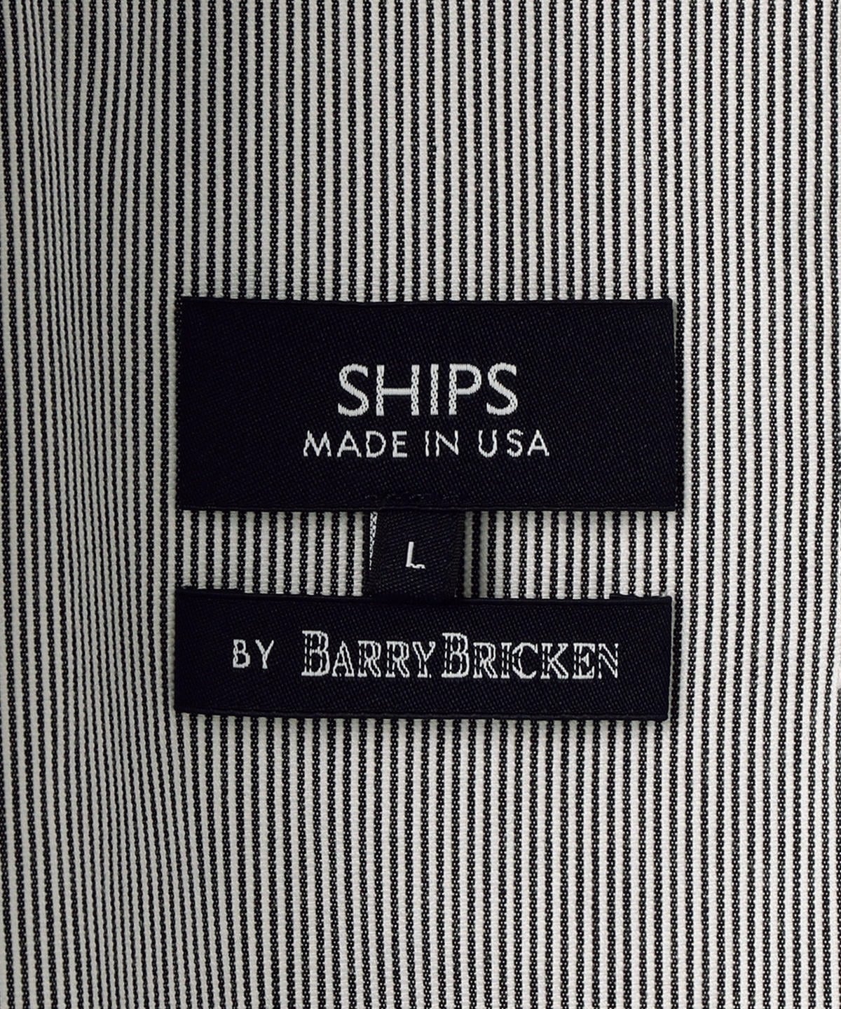 SHIPS×BARRY BRICKEN: コードレーン 3ボタン ジャケット