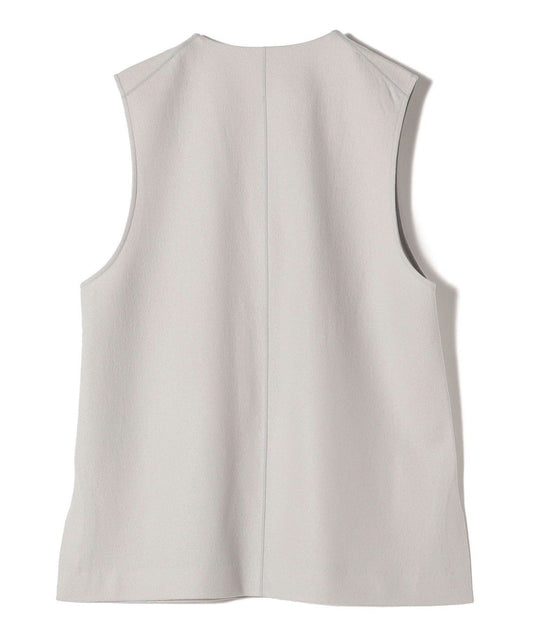 SHIPS Primary Navy Label:〈手洗い可能〉ウール ジャージー オーバー ベスト