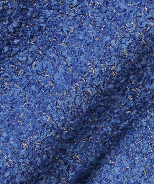 〈手洗い可能〉ラメ ツイード フリンジ ジャケット 24SS