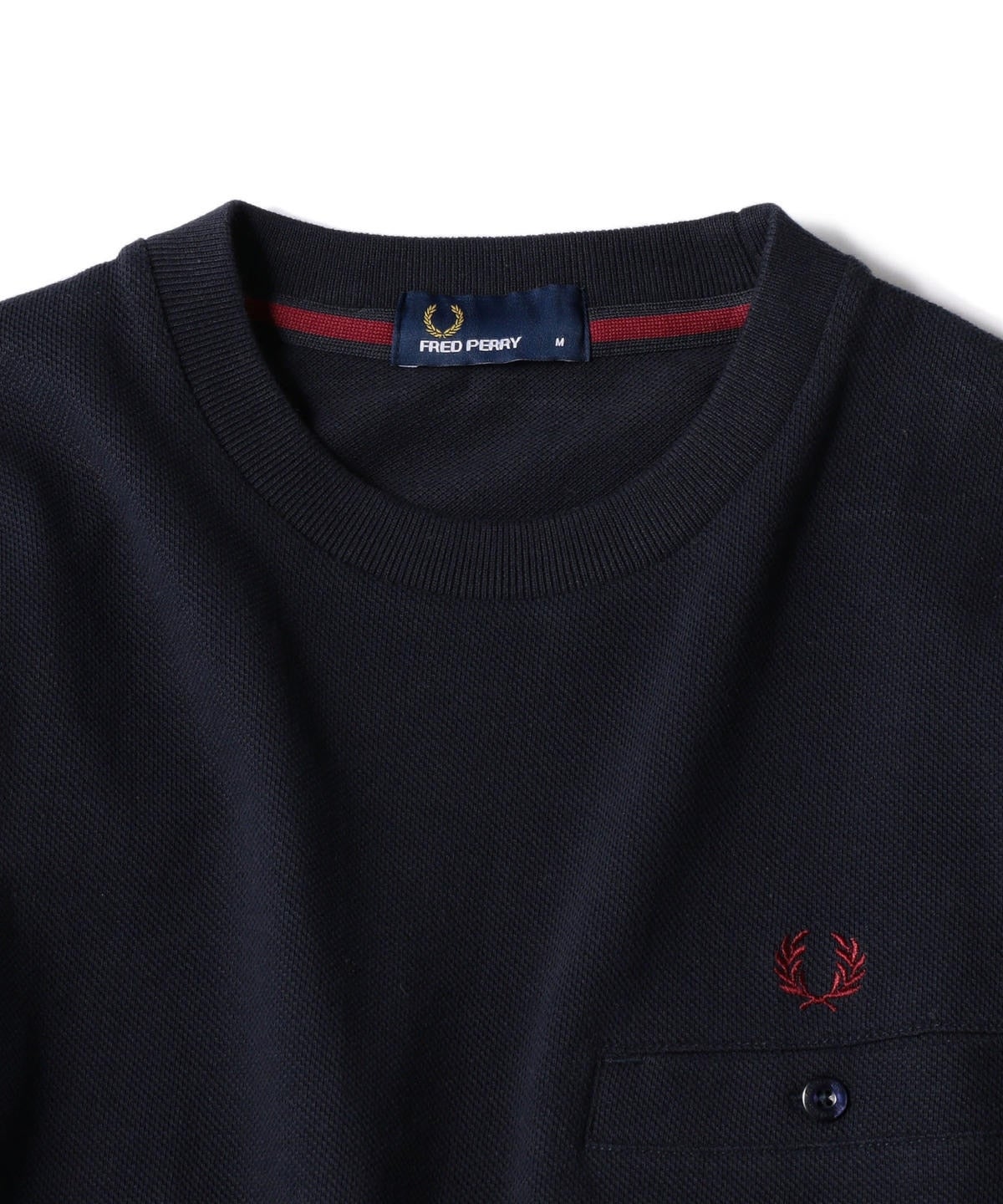 FRED PERRY: SHIPS別注 ピケ ポケット Tシャツ