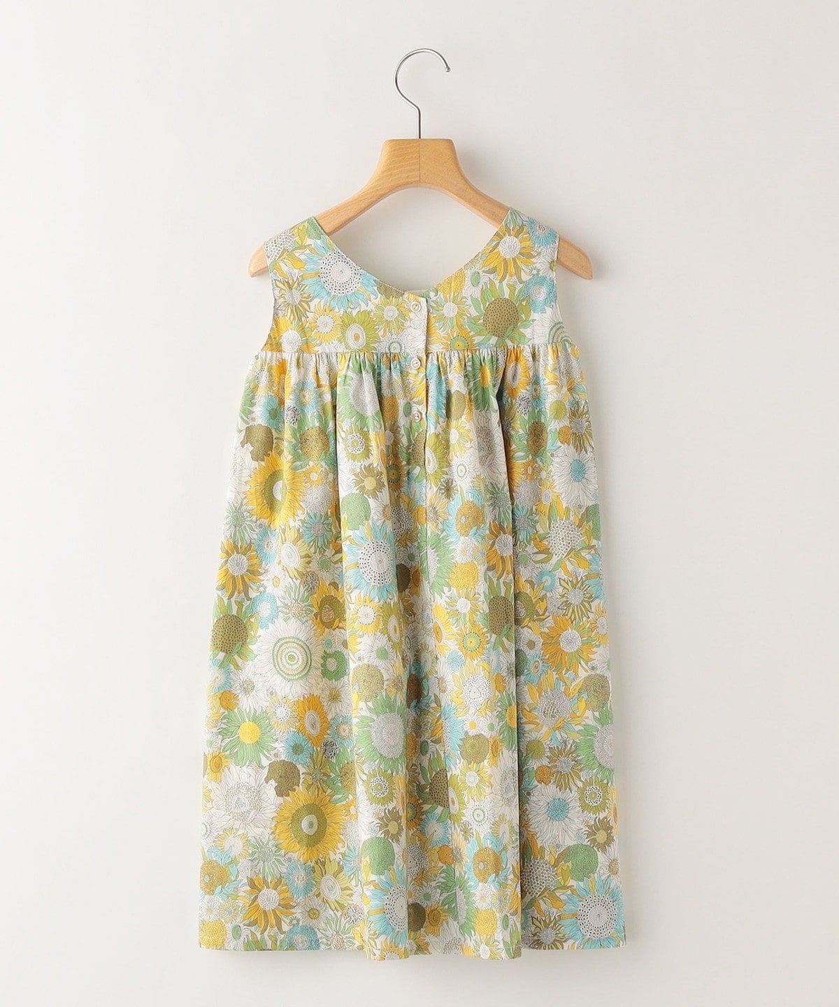 SHIPS KIDS:100〜130cm / リバティ ノースリーブ ワンピース