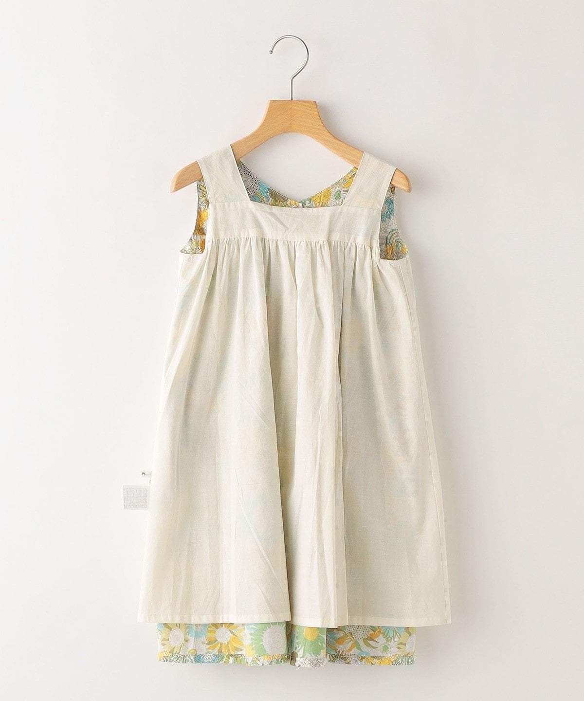 SHIPS KIDS:100〜130cm / リバティ ノースリーブ ワンピース
