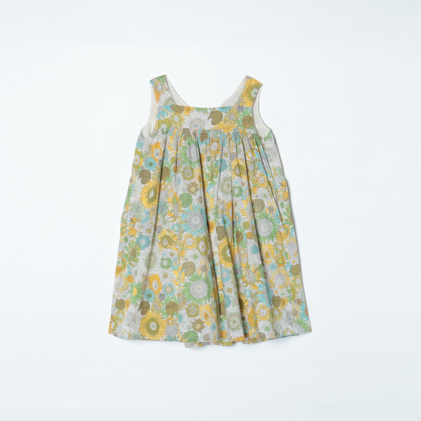 SHIPS KIDS:100〜130cm / リバティ ノースリーブ ワンピース