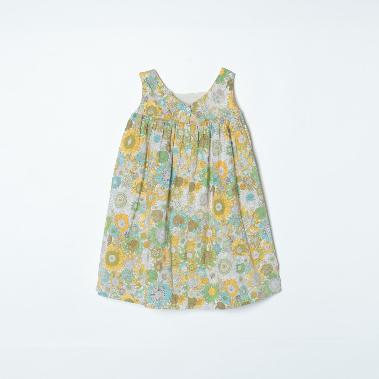 SHIPS KIDS:100〜130cm / リバティ ノースリーブ ワンピース